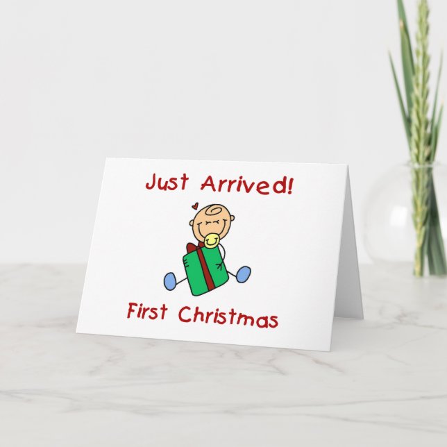 Cartes Pour Fêtes Annuelles Vacances Baby Boy Arrived Tshirts et cadeaux (Devant)