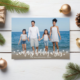 Cartes Pour Fêtes Annuelles Vacances chaudes voeux Noël ou Nouvel An Photo