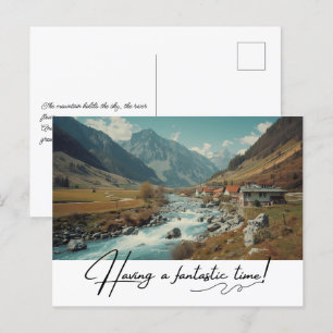 Cartes Pour Fêtes Annuelles Vacances dans le Village