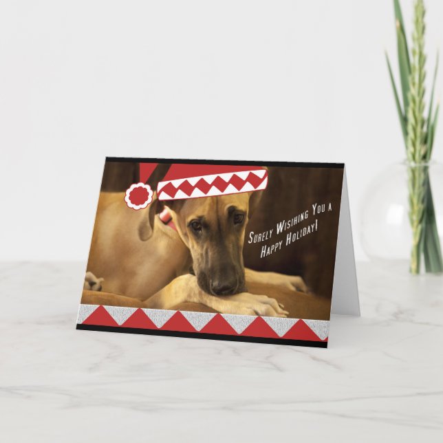 Cartes Pour Fêtes Annuelles Vacances de Danois (Devant)
