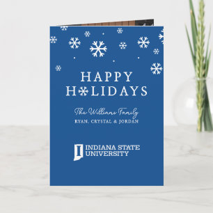 Cartes Pour Fêtes Annuelles Vacances de l'Université d'État de l'Indiana