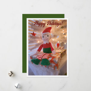 Cartes Pour Fêtes Annuelles Vacances de lutin