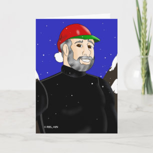 Cartes Pour Fêtes Annuelles Vacances de montagnard