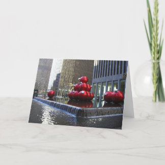 Cartes Pour Fêtes Annuelles Vacances de New York City
