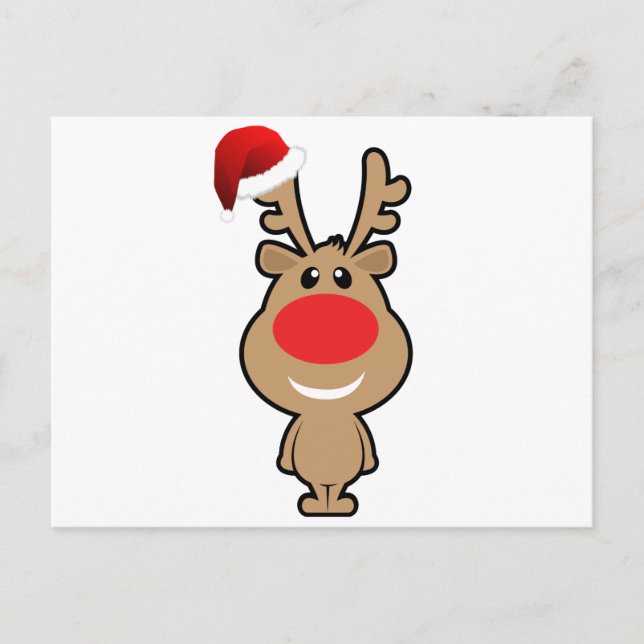 Cartes Pour Fêtes Annuelles Vacances de Noël amusant père Noël (Devant)