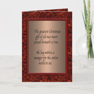 Cartes Pour Fêtes Annuelles Vacances de Noël chrétien