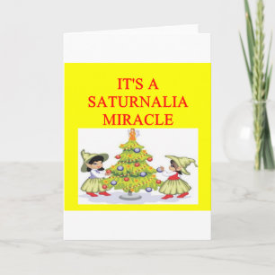 Cartes Pour Fêtes Annuelles Vacances de païen de SATURNALES
