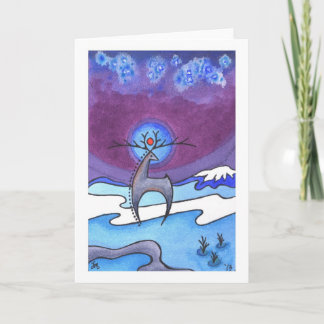Cartes Pour Fêtes Annuelles vacances d'hiver/carte de Noël, "solstice d'hiver