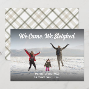 Cartes Pour Fêtes Annuelles Vacances drôles Photo de Noël mignonne Se Faire En