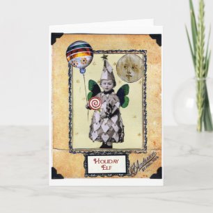 Cartes Pour Fêtes Annuelles Vacances Elf