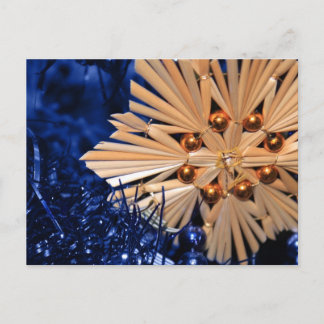 Cartes Pour Fêtes Annuelles Vacances en bleu