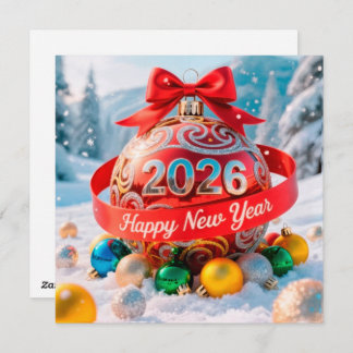 Cartes Pour Fêtes Annuelles Vacances festives du Nouvel An 2026