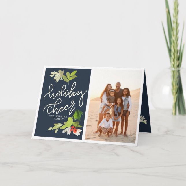 CARTES POUR FÊTES ANNUELLES VACANCES HEUREUSES (Devant)