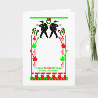 Cartes Pour Fêtes Annuelles Vacances heureuses de Rockin