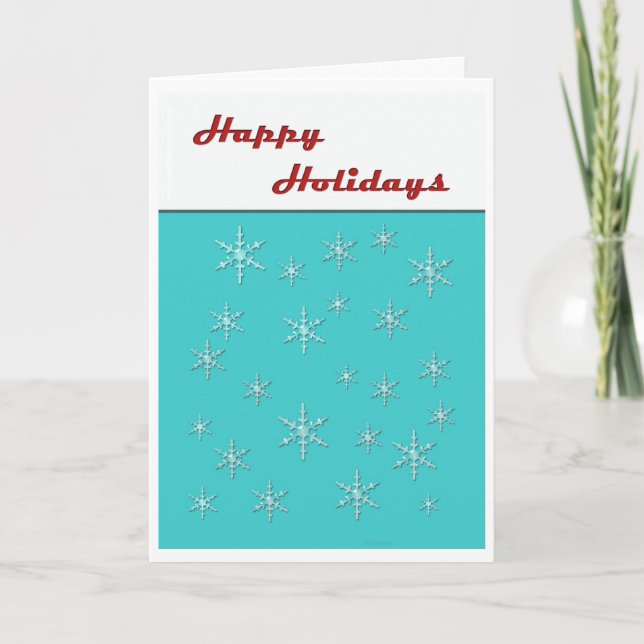 Cartes Pour Fêtes Annuelles vacances joyeuses rétro (Devant)