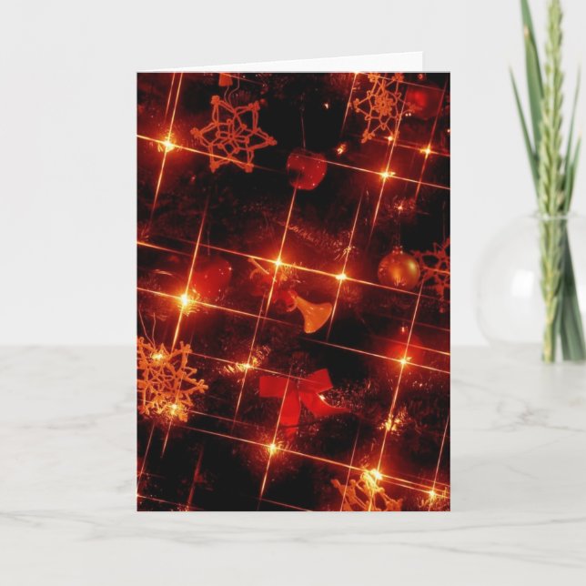 Cartes Pour Fêtes Annuelles Vacances Lumières Twinkle (Devant)