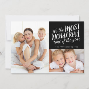 Cartes Pour Fêtes Annuelles Vacances modernes les plus merveilleuses Deux Cart