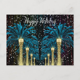 Cartes Pour Fêtes Annuelles Vacances Palme d'hiver