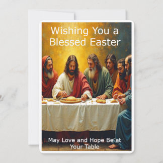 Cartes Pour Fêtes Annuelles Vacances - Pâques (La Cène)
