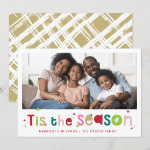 Cartes Pour Fêtes Annuelles VACANCES PHOTO fun noël citent cette saison