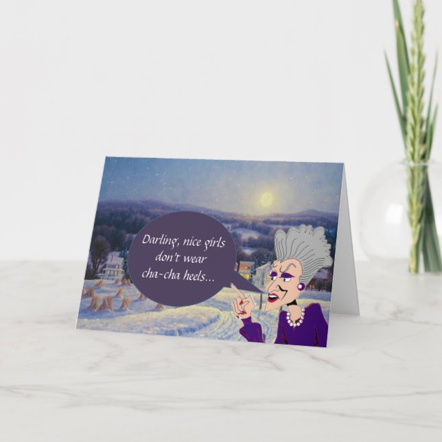 Cartes Pour Fêtes Annuelles Vacances sages #3 de salutation (2015) de dame (Devant)