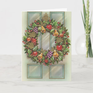 Cartes Pour Fêtes Annuelles Vacances Vintages