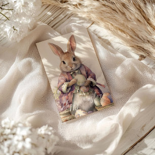 Cartes Pour Fêtes Annuelles Vacances vintages Bunny Holiday