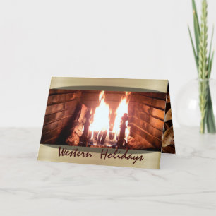 Cartes Pour Fêtes Annuelles Vacances Western