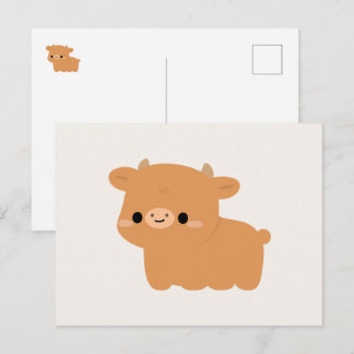 Cartes Pour Fêtes Annuelles Vache Jersey