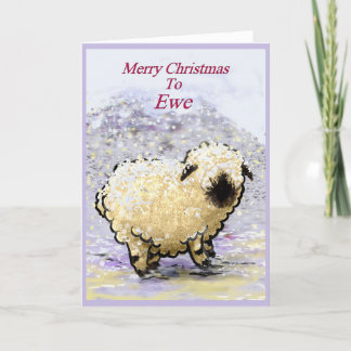 Cartes Pour Fêtes Annuelles Valais Blaccusé Moutons Joyeux Noël