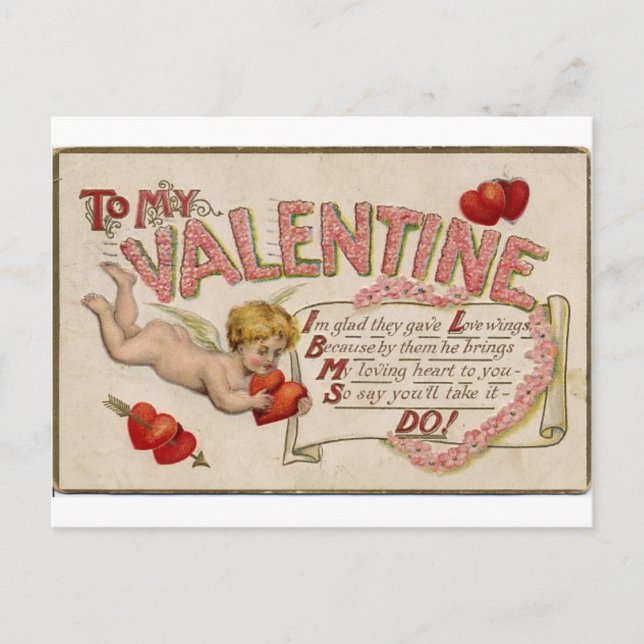 Cartes Pour Fêtes Annuelles Valentine (Devant)
