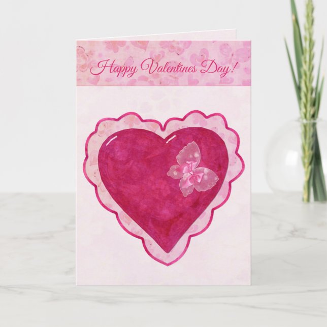 Cartes Pour Fêtes Annuelles Valentine Blossoms Adorable PERSONNALITÉ ACCUEILLA (Devant)