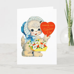 Cartes Pour Fêtes Annuelles Valentine cat