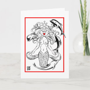 Cartes Pour Fêtes Annuelles Valentine : "DANSE #5 DE SIRÈNE "