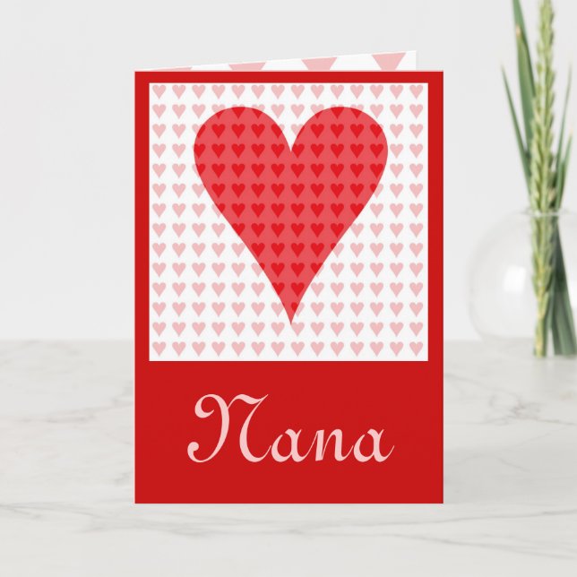 Cartes Pour Fêtes Annuelles Valentine de Nana (Devant)