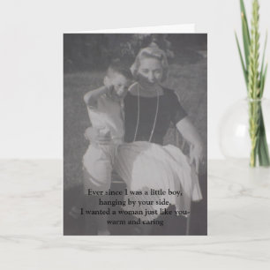 Cartes Pour Fêtes Annuelles Valentine-Depuis que j'étais un petit garçon, pend