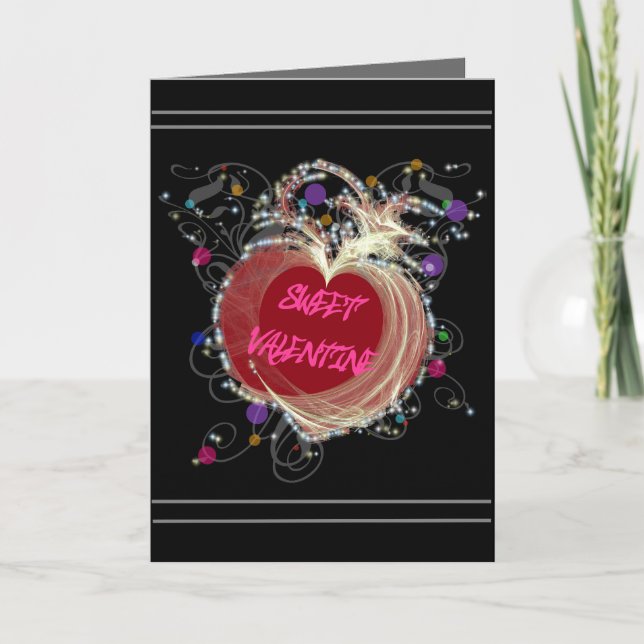 CARTES POUR FÊTES ANNUELLES VALENTINE DOUX (Devant)