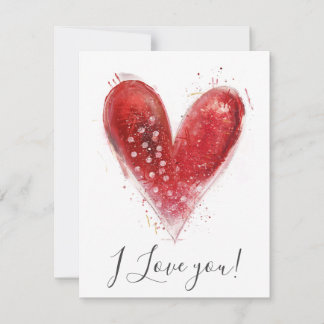 Cartes Pour Fêtes Annuelles Valentine Heart design