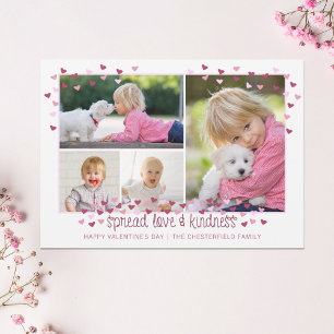 Cartes Pour Fêtes Annuelles Valentine Hearts 4 Photo SPREAD LOVE AND KINDNESS