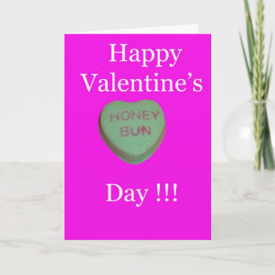 Cartes Pour Fêtes Annuelles Valentine - petit pain de miel