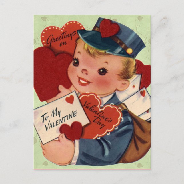Cartes Pour Fêtes Annuelles Valentine pour des enfants (Devant)