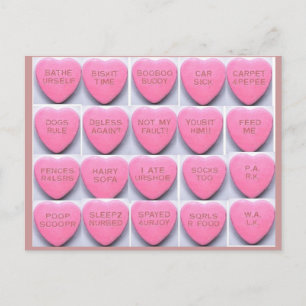 Cartes Pour Fêtes Annuelles Valentine pour les chiens