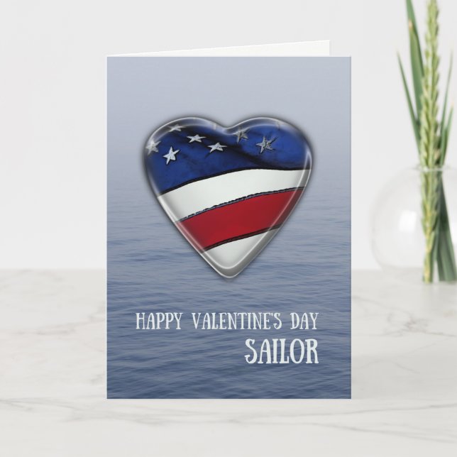 Cartes Pour Fêtes Annuelles Valentine pour Sailor Patriotic (Devant)