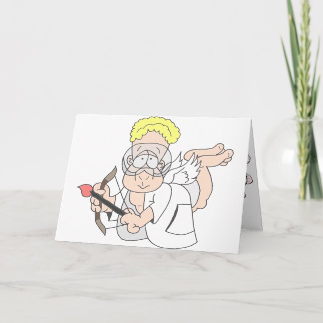 Cartes Pour Fêtes Annuelles [Valentine] Scientist Cupid (Devant)
