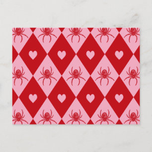 Cartes Pour Fêtes Annuelles Valentine Spiders