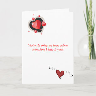 Cartes Pour Fêtes Annuelles Valentine tordu