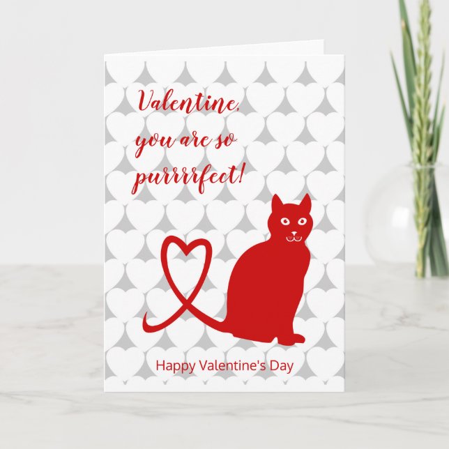 Cartes Pour Fêtes Annuelles Valentine, tu es parfait (Devant)