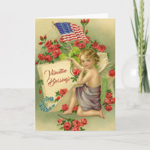 Cartes Pour Fêtes Annuelles Valentine Vétérinaire Vintage militaire