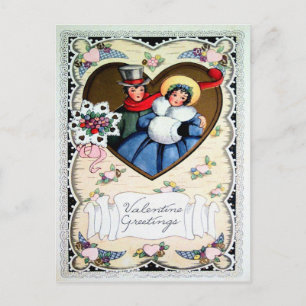 Cartes Pour Fêtes Annuelles Valentine victorienne