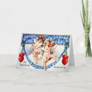 Cartes Pour Fêtes Annuelles Valentine victorienne